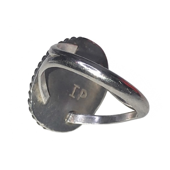 Native American Tigers Eye Sterling Silver Ring Sz 10-1/2 - Picture 12 of 17